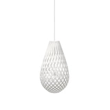 Kōura Pendant Light: Medium + White + White