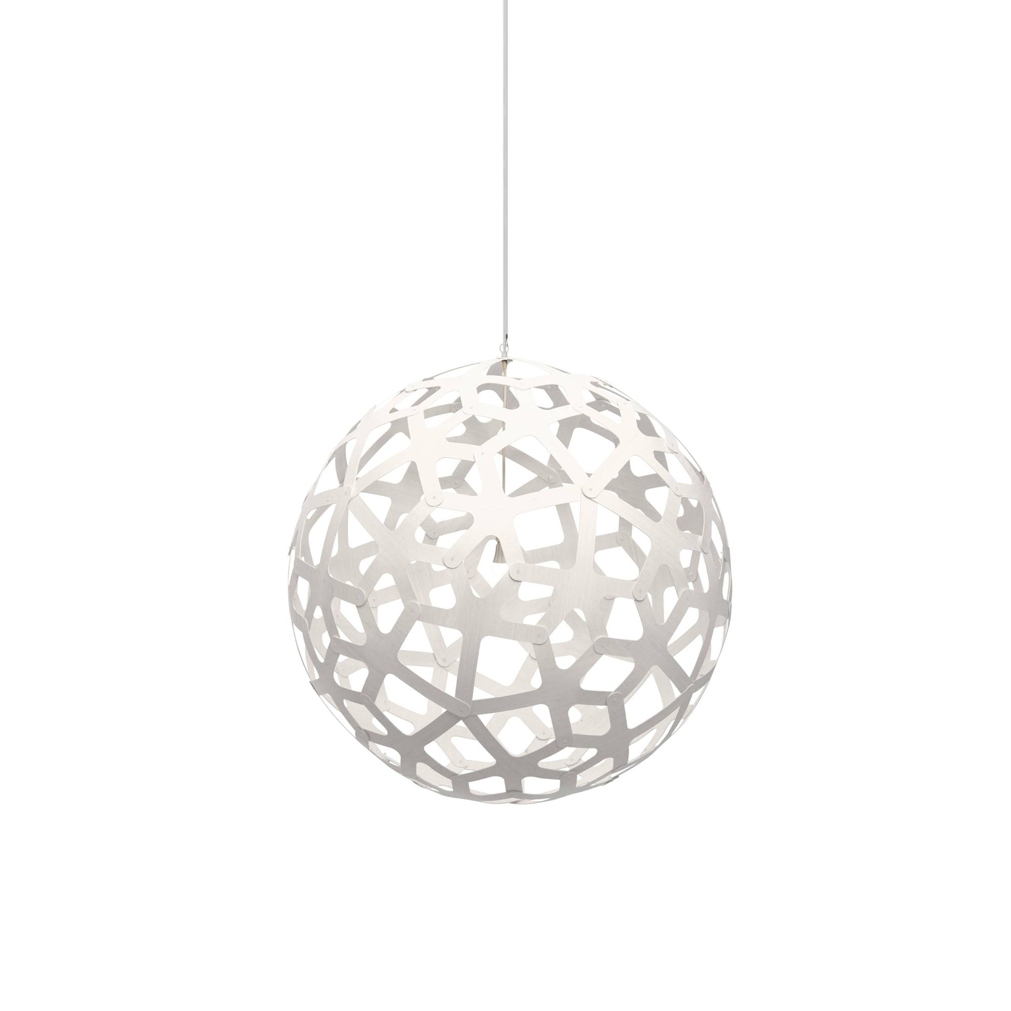 Coral Pendant Light: Large + White + White