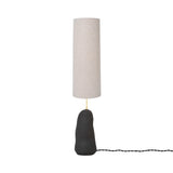 Hebe Lamp: Long + Natural + Dark Grey