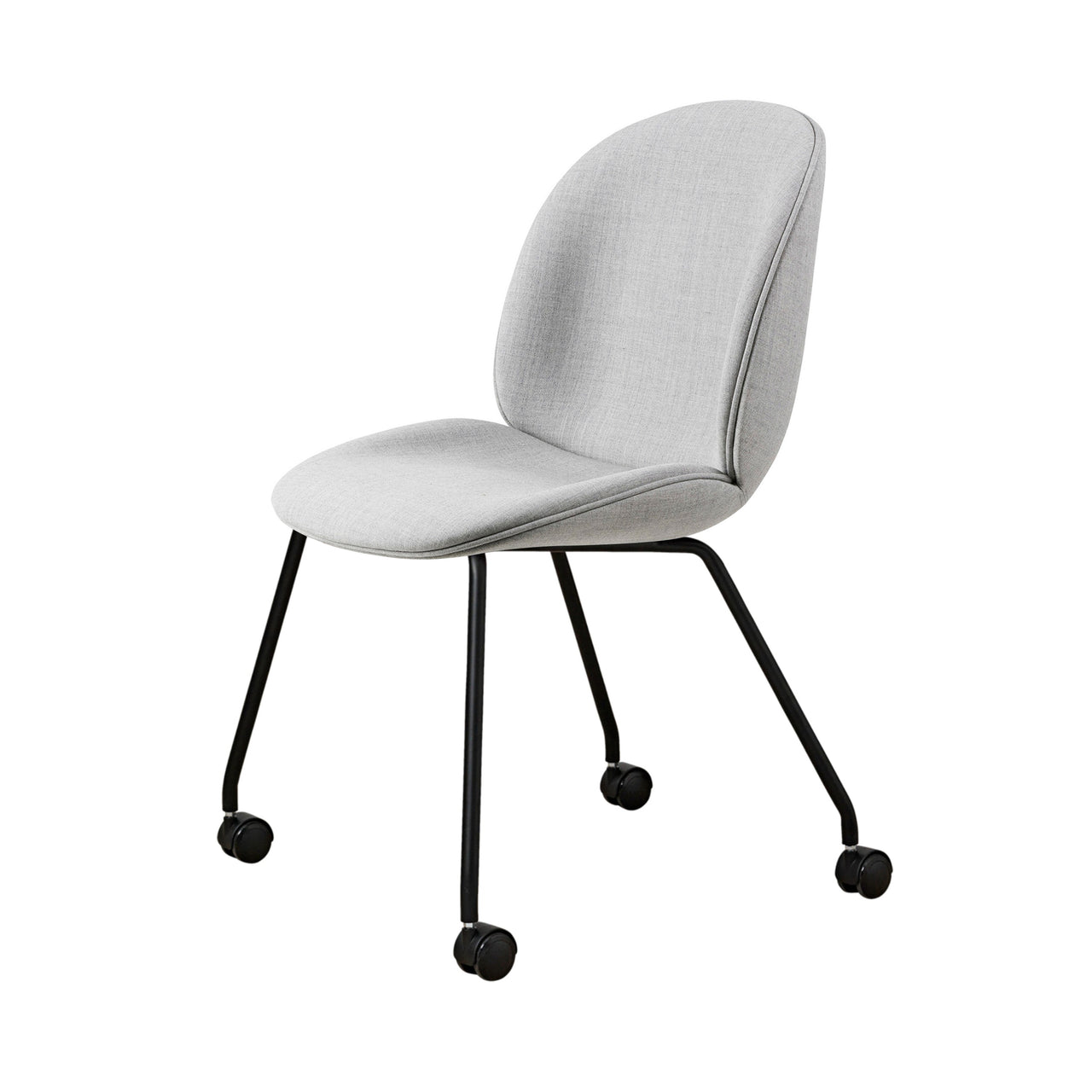 Beetle Meeting Chair: 4 Leg Castor Base + Full Upholstery