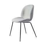 Beetle Dining Chair: Conic Base + Full Upholstery + Black Matt
