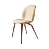 Beetle Dining Chair Wood Base: Veneer Shell + Front Upholstered + American Walnut + American Walnut Matt Lacquered