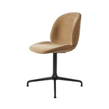 Beetle Meeting Chair: 4-Star Swivel Base + Full Upholstery + Black Matt