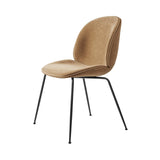 Beetle Dining Chair: Conic Base + Full Upholstery + Black Matt
