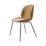 Beetle Dining Chair: Conic Base + Full Upholstery + Black Matt