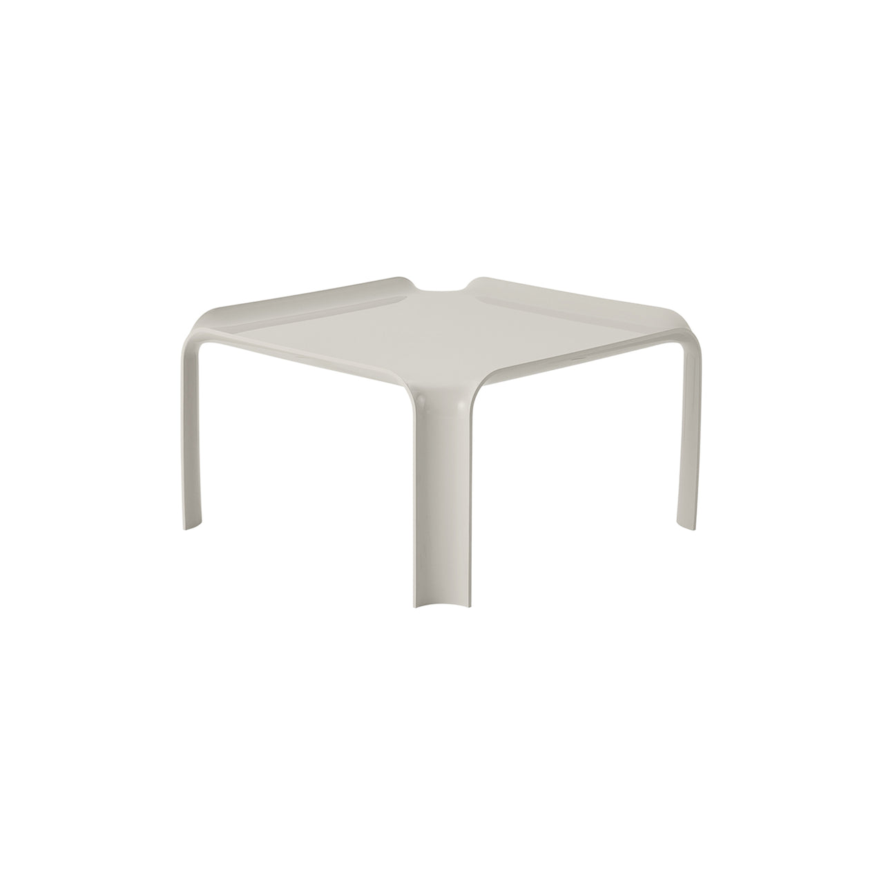 T877 Side Table: Alabaster White