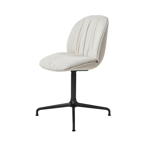 Beetle Soft Meeting Chair: 4 Star Base + Fully Upholstered + Without Casters