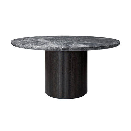 Moon Round Dining Table: Marble Top + Large - 59.1