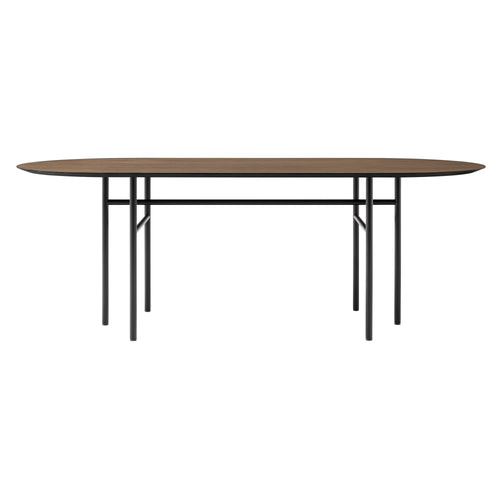 Snaregade Oval Table: Dark Stained Oak