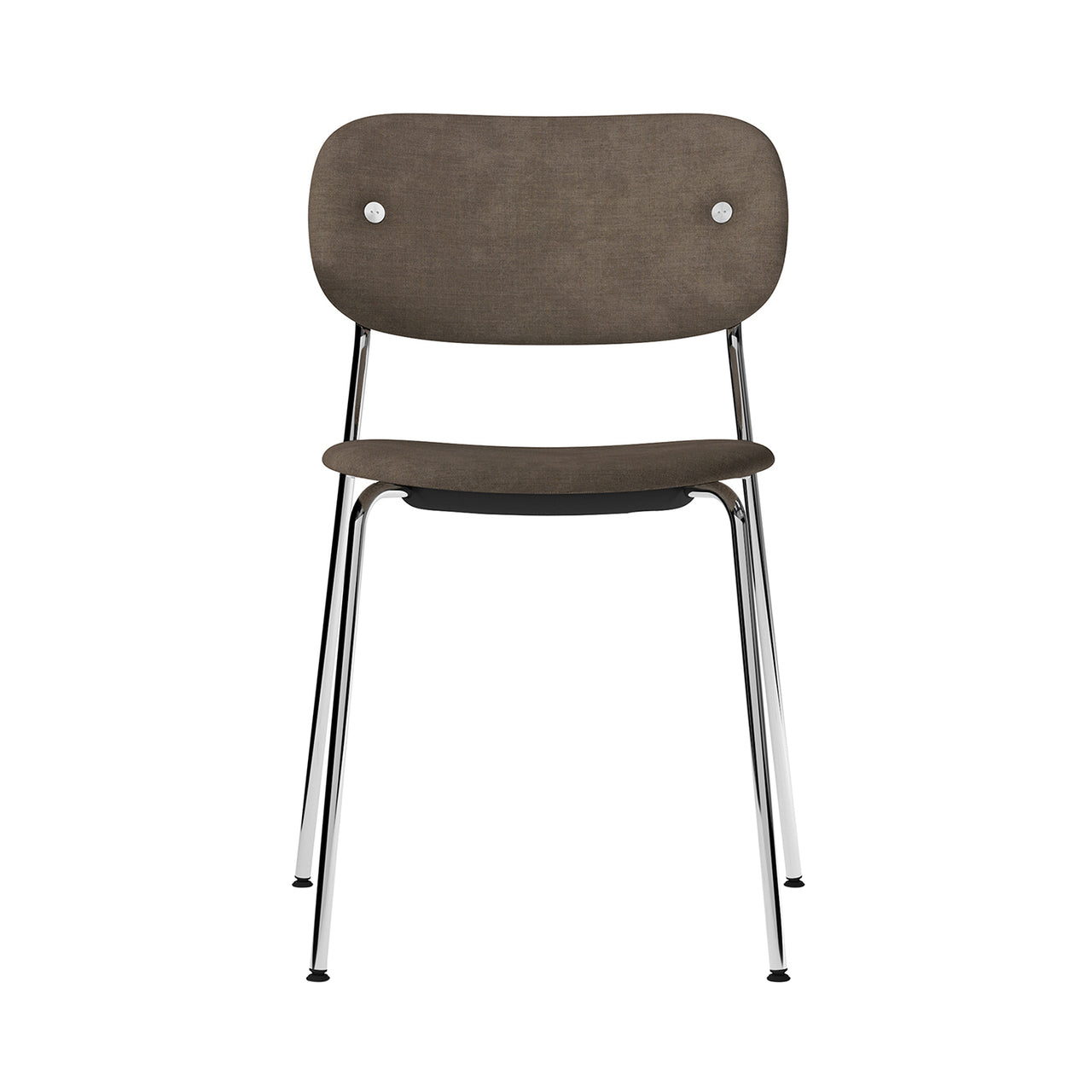 Co Chair: Fully Upholstered + Chrome