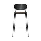 Co Bar + Counter Chair: Seat Upholstered + Bar + Black Oak 
