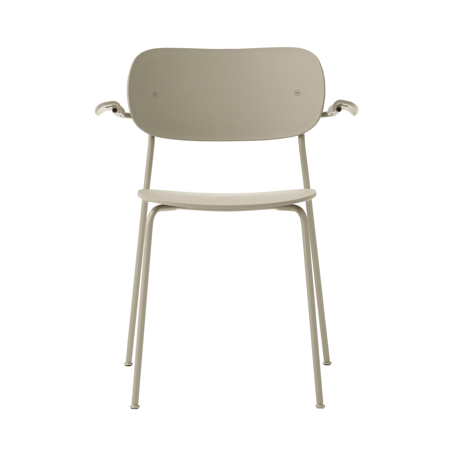 Co Outdoor Dining Chair: Quick Ship + With Armrest + Olive