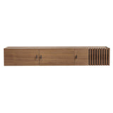 Array Wall Mounted Sideboard: Walnut