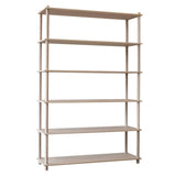 Elevate Shelving System Modular: Configuration 6 + White Pigmented Oak