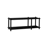 Elevate Shelving System Modular: Configuration 1 + Black Painted Oak