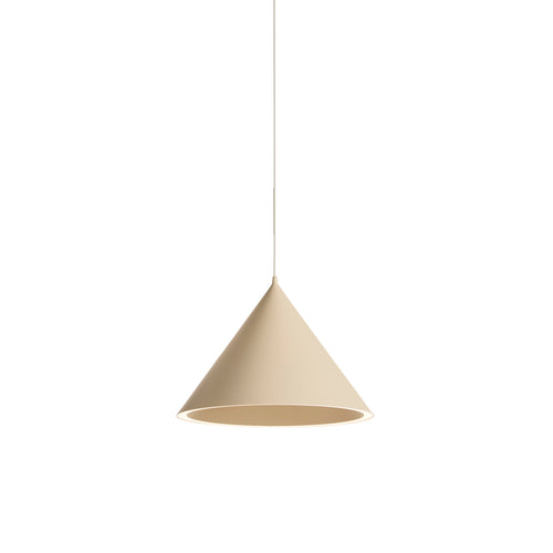 Annular Pendant Light: Small + Beige