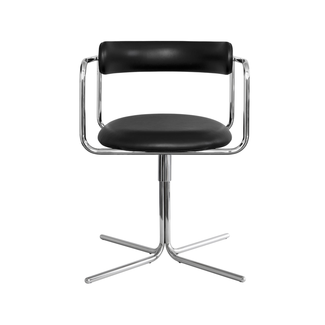 FF Swivel Chair: Chrome