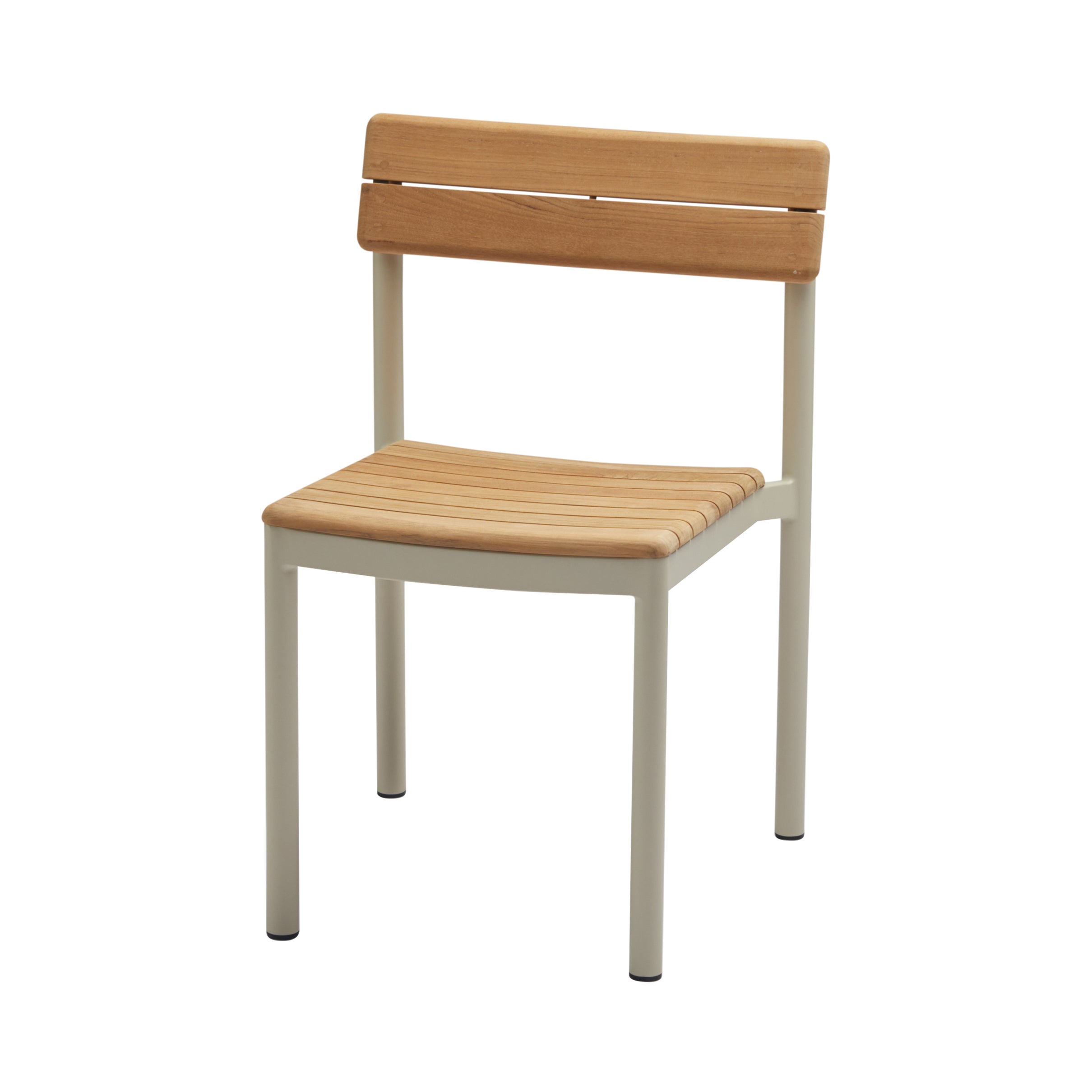 Pelagus Chair: Light Ivory + Without Cushion