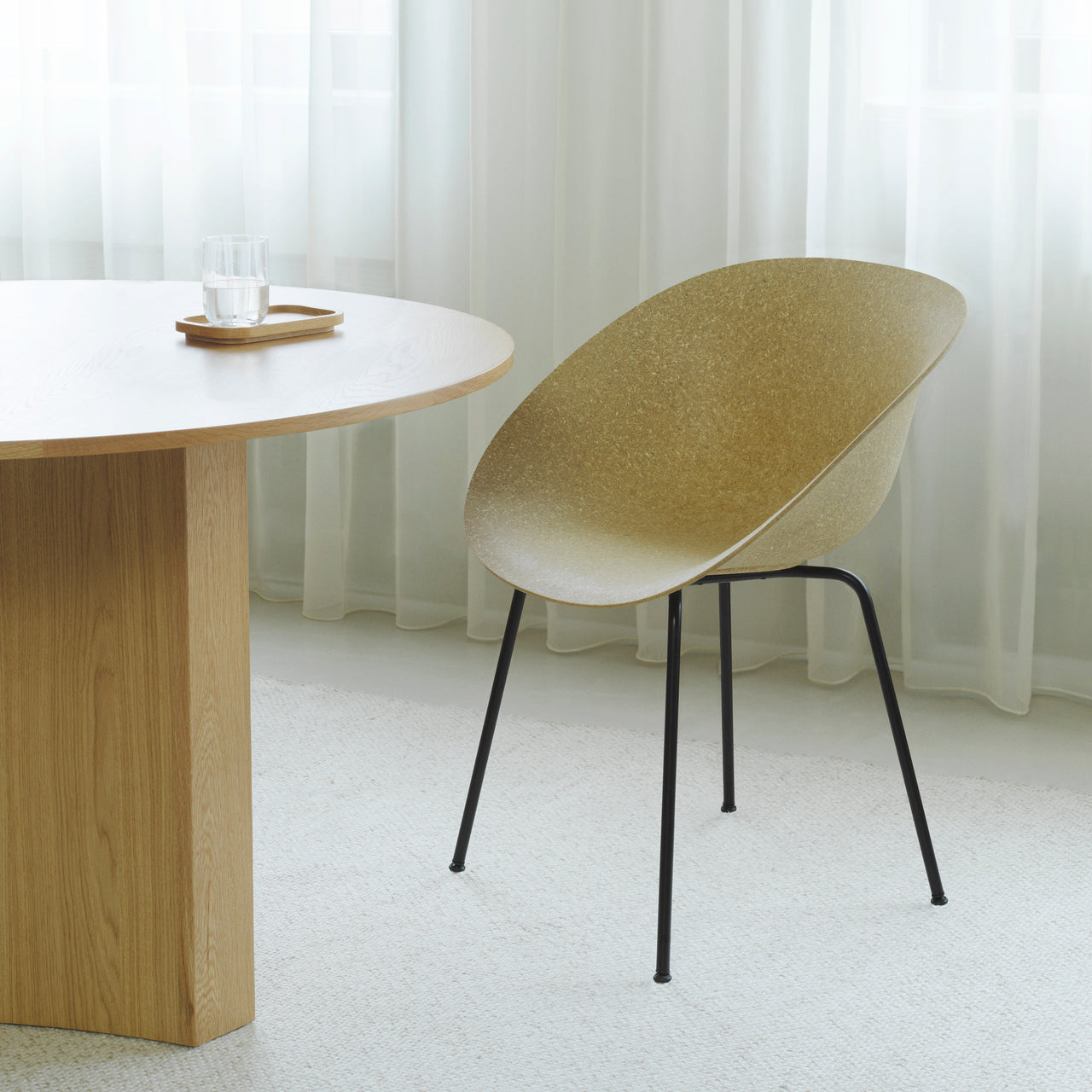 Mat Armchair: Steel