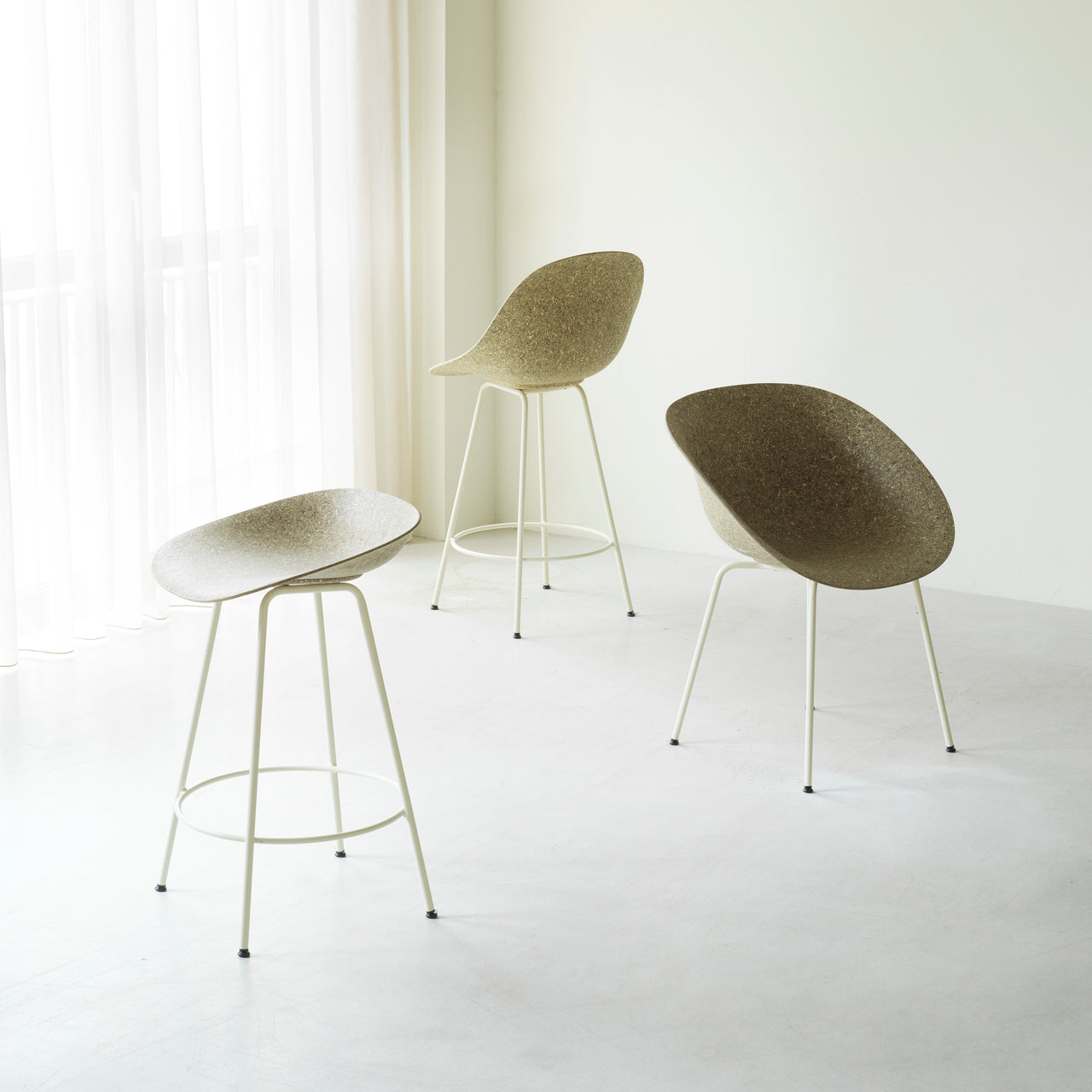 Mat Armchair: Steel