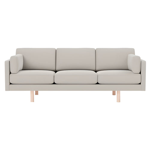 EJ220 3 Seater Sofa: Soaped Treated Oak + 