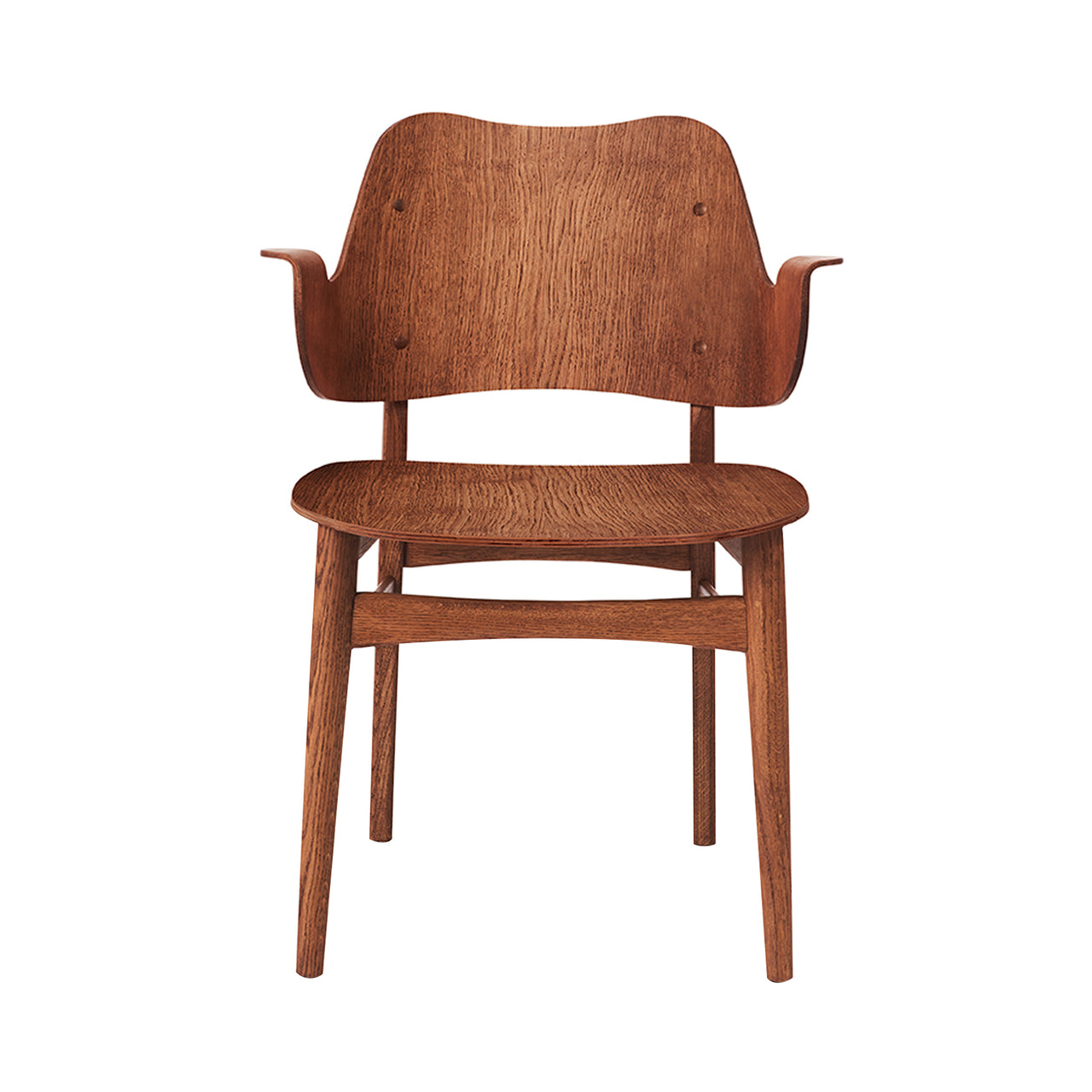 Gesture Dining Chair: Teak Oak