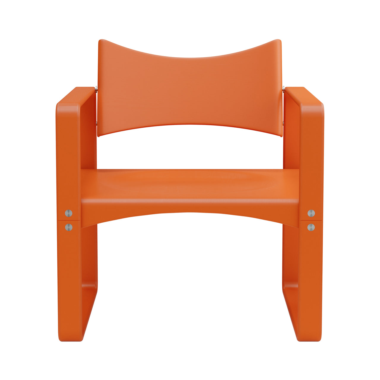 Series 270 Armchair: Quick Ship + Orange Red