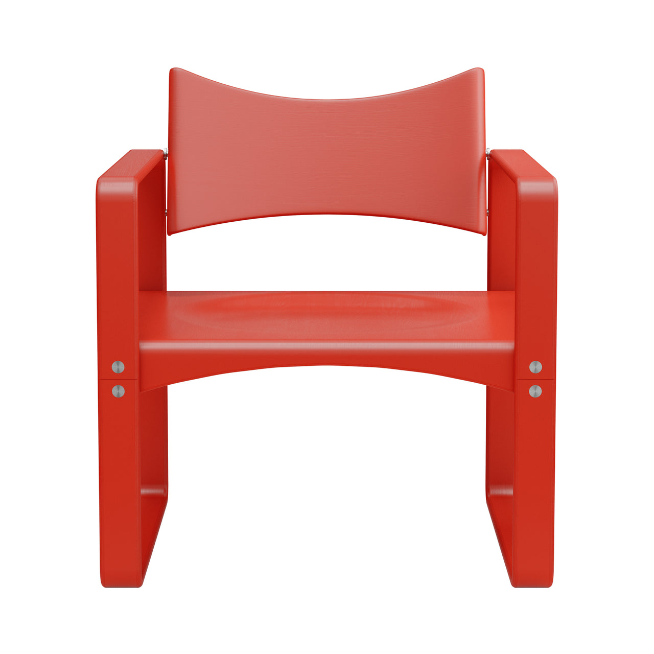 Series 270 Armchair: Quick Ship + Brown Red