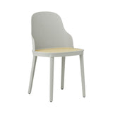 Allez Chair: Molded Wicker + Warm Grey + Polypropylene