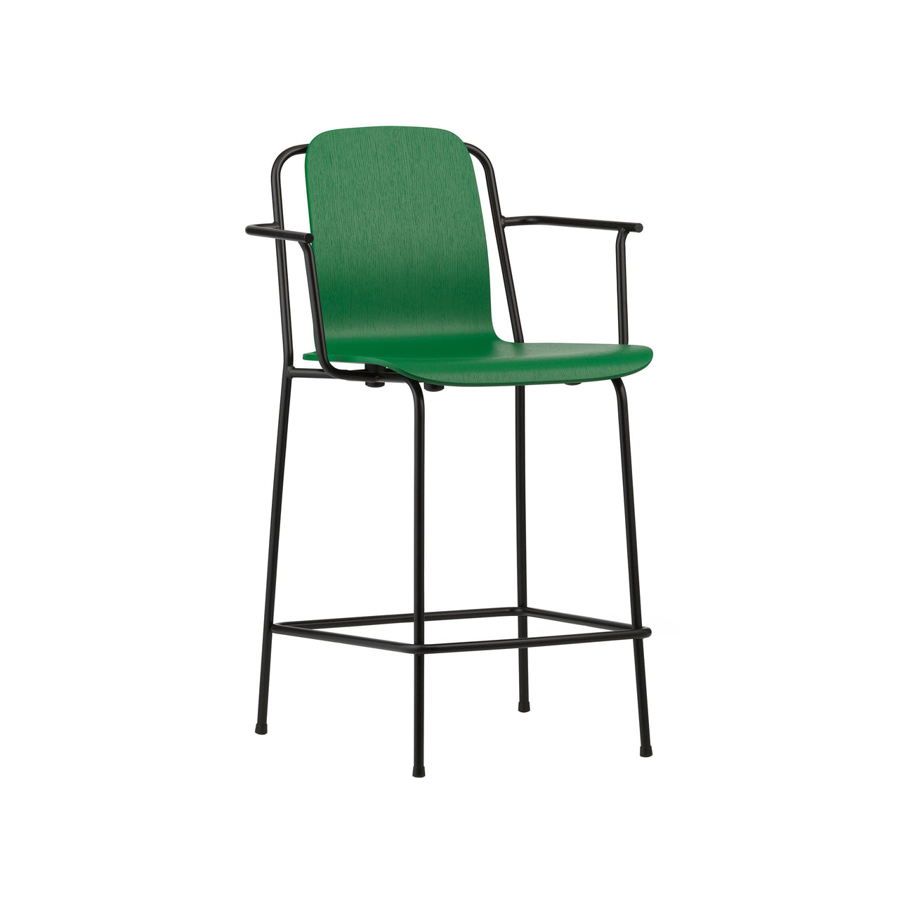Studio Bar + Counter Armchair: Counter + Green