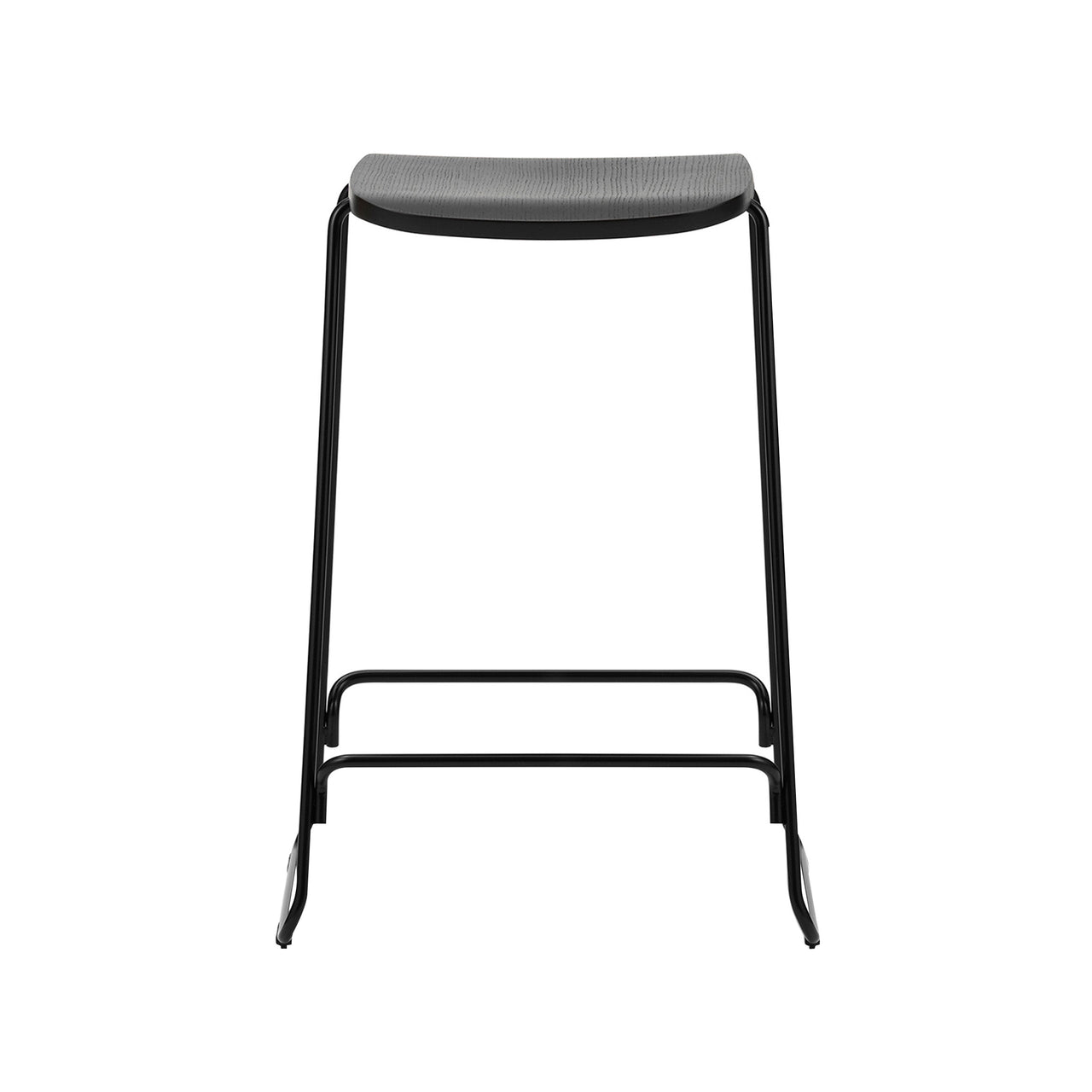 Just Bar + Counter Stool: Bar + Black + Black