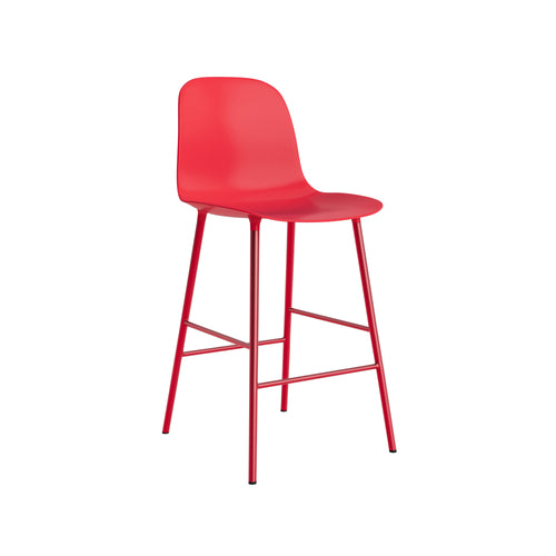 Form Bar + Counter Chair: Counter + Bright Red