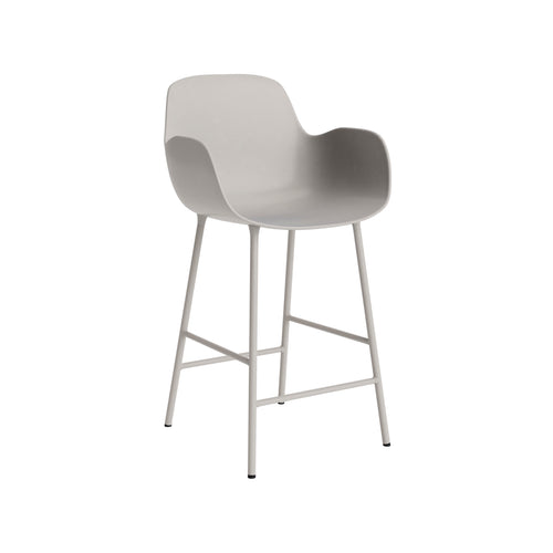 Form Bar + Counter Armchair: Counter + Warm Grey