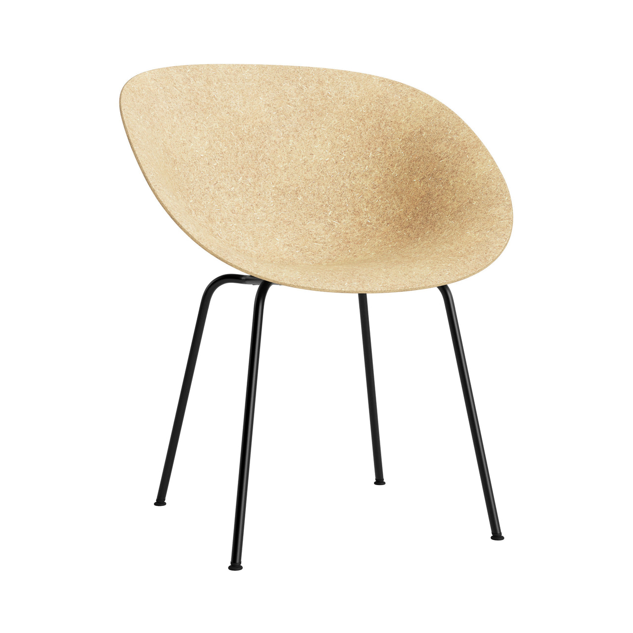 Mat Armchair: Black + Hemp