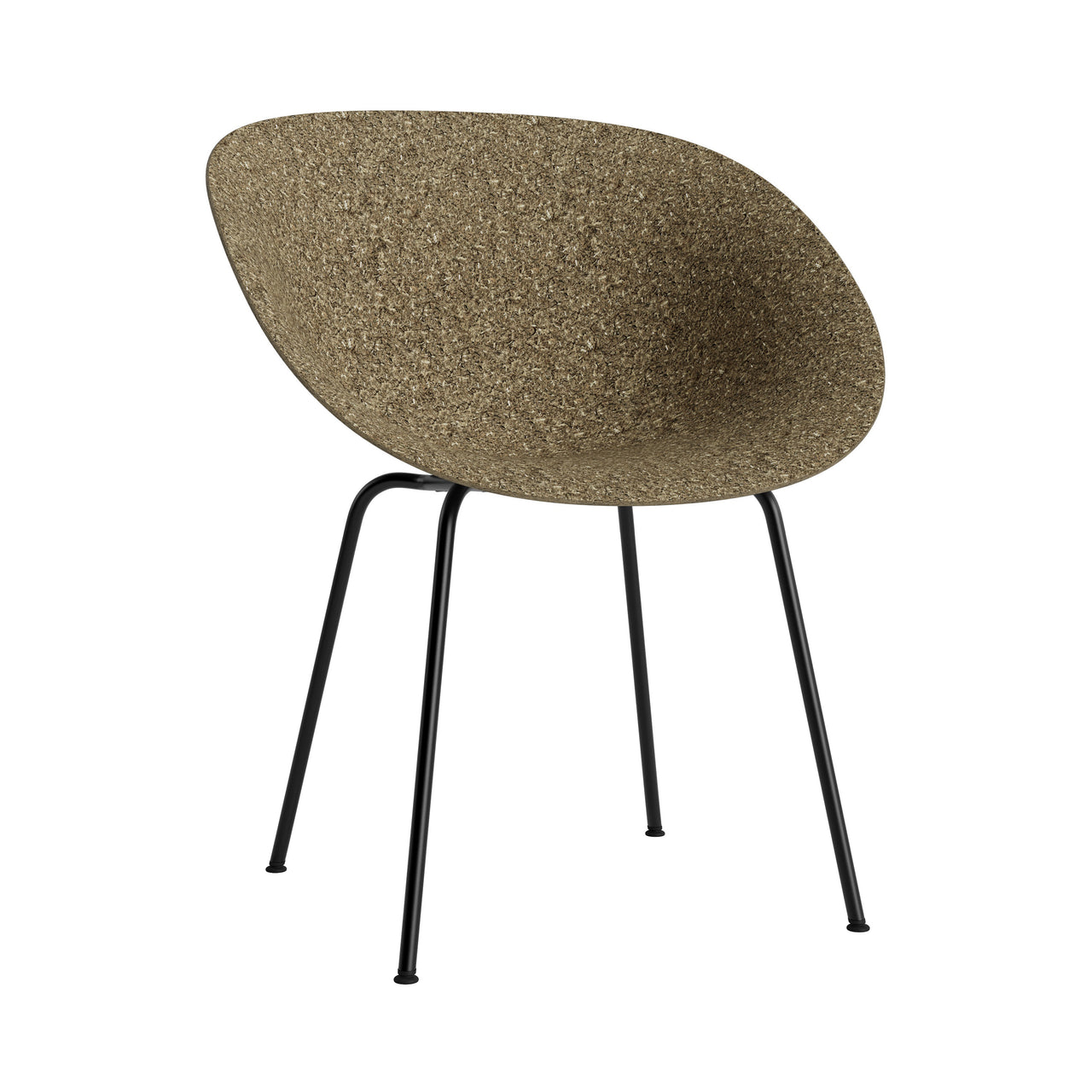 Mat Armchair: Black + Seaweed