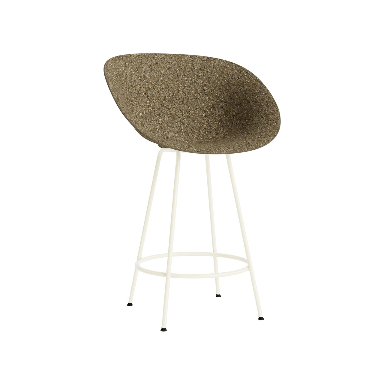 Mat Bar + Counter Armchair: Steel + Bar + Seaweed + Cream