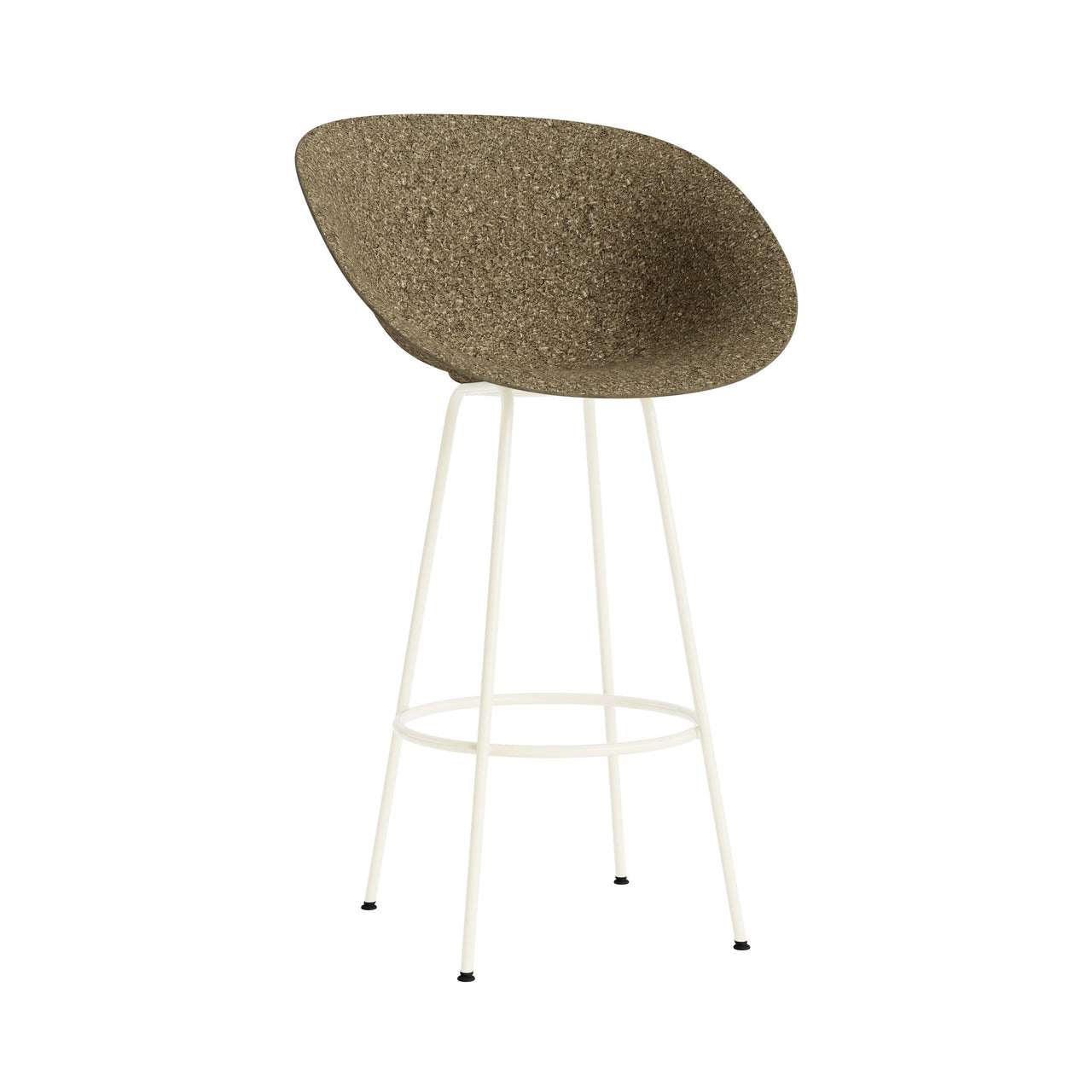 Mat Bar + Counter Armchair: Steel + Bar + Seaweed + Cream
