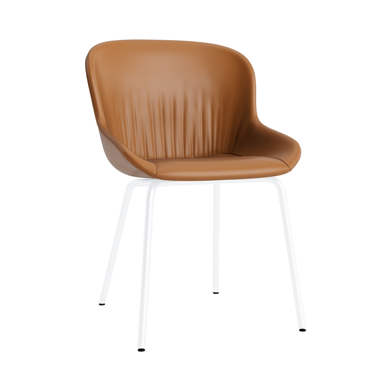 Hyg Comfort Chair: Steel Base + Full Upholstered + White