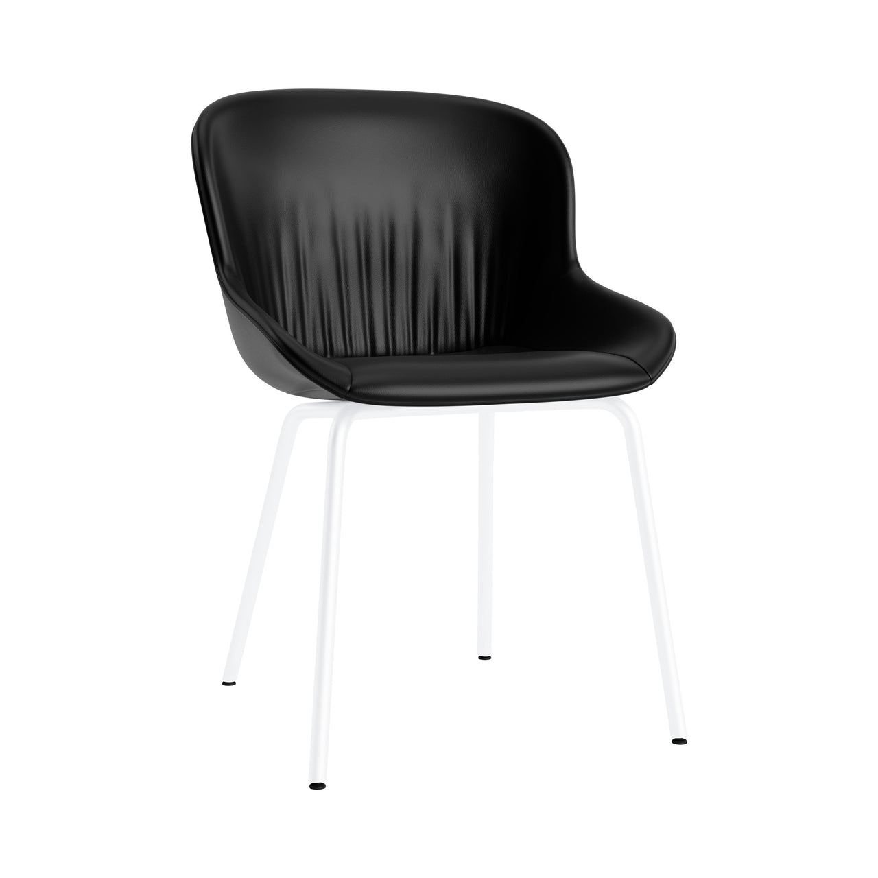 Hyg Comfort Chair: Steel Base + Full Upholstered + White