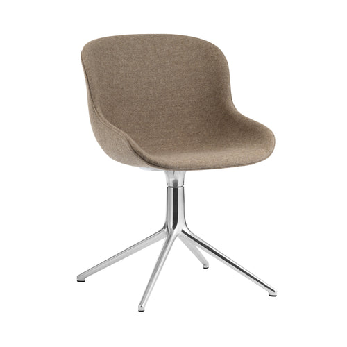 Hyg 4 Legs Swivel Chair: Fully Upholstered + Aluminum