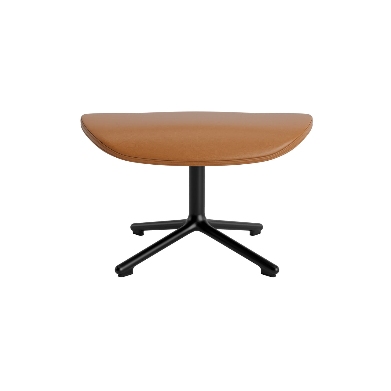 Hyg Footstool: Swivel Base + Black Aluminum