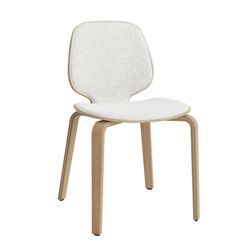 My Chair: Wood Base + Front Upholstered