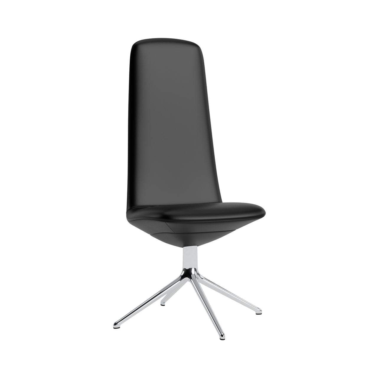 Off Chair 4 Legs: High + Aluminum