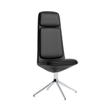 Off Chair 4 Legs with Cushion: High + Without Arm + Aluminum