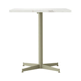 Nook Dining Table: Estremoz Marble + Olive