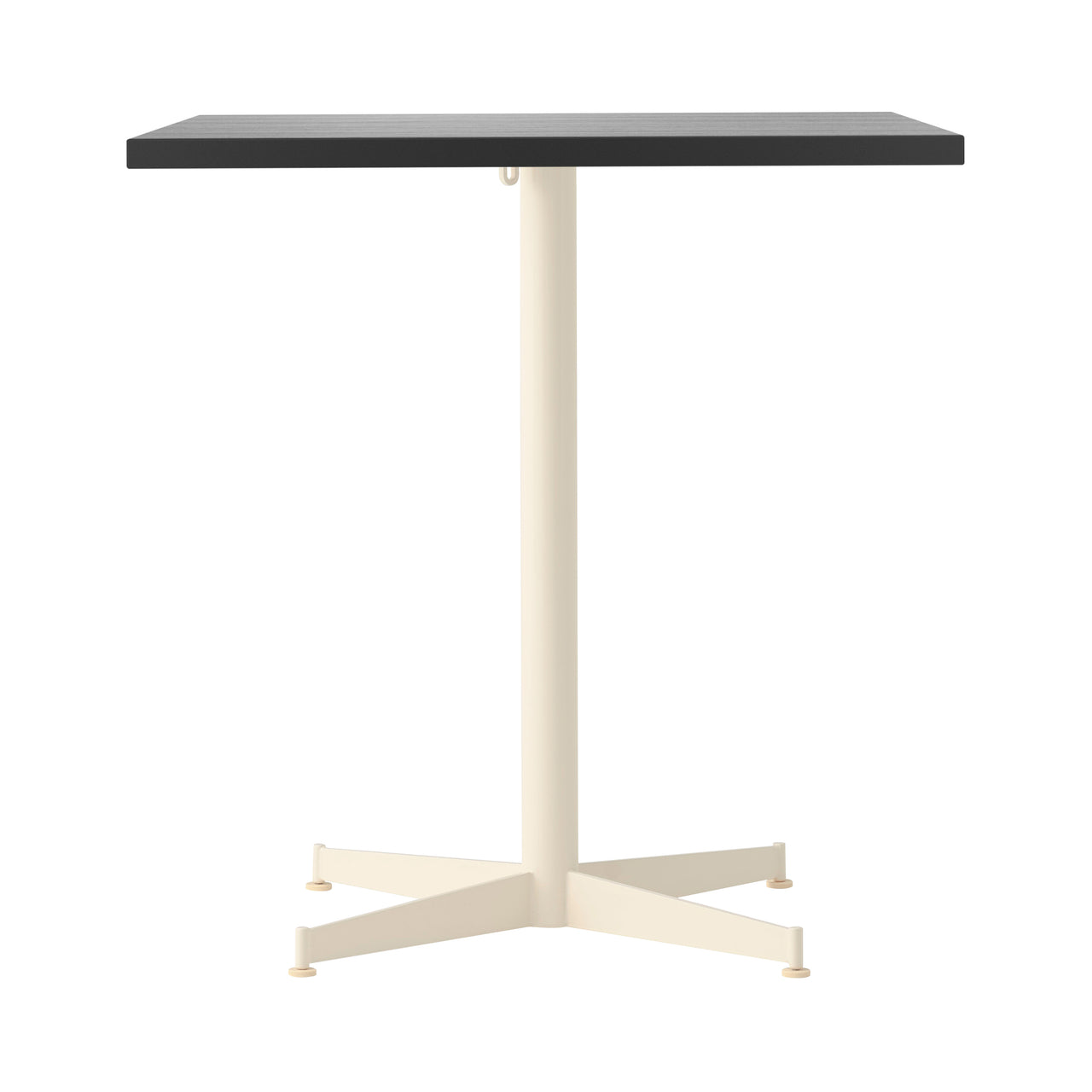 Nook Dining Table: Black Oak Veneer + Ivory
