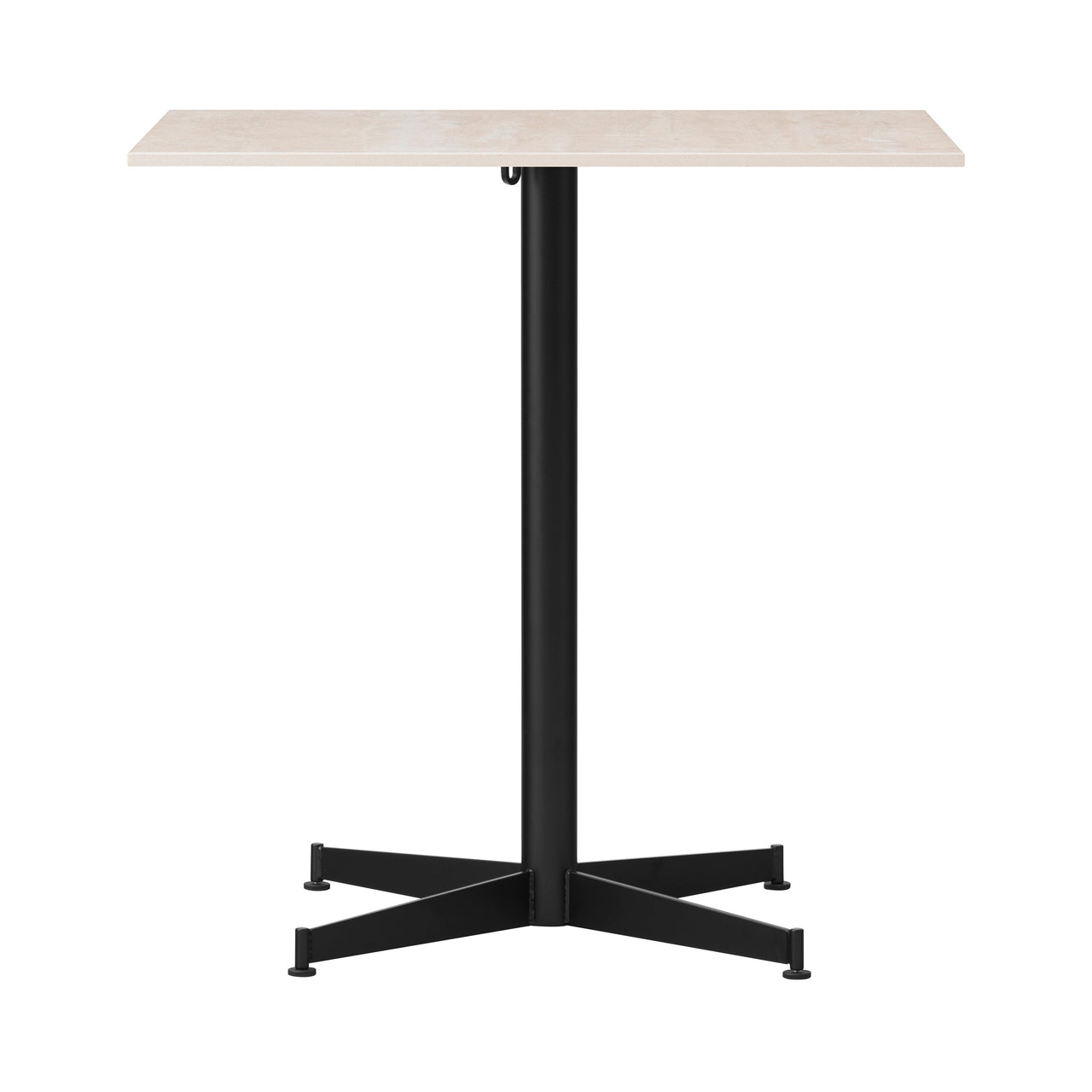 Nook Dining Table: Ceramic Sand + Black