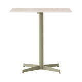 Nook Dining Table: Ceramic Sand + Olive