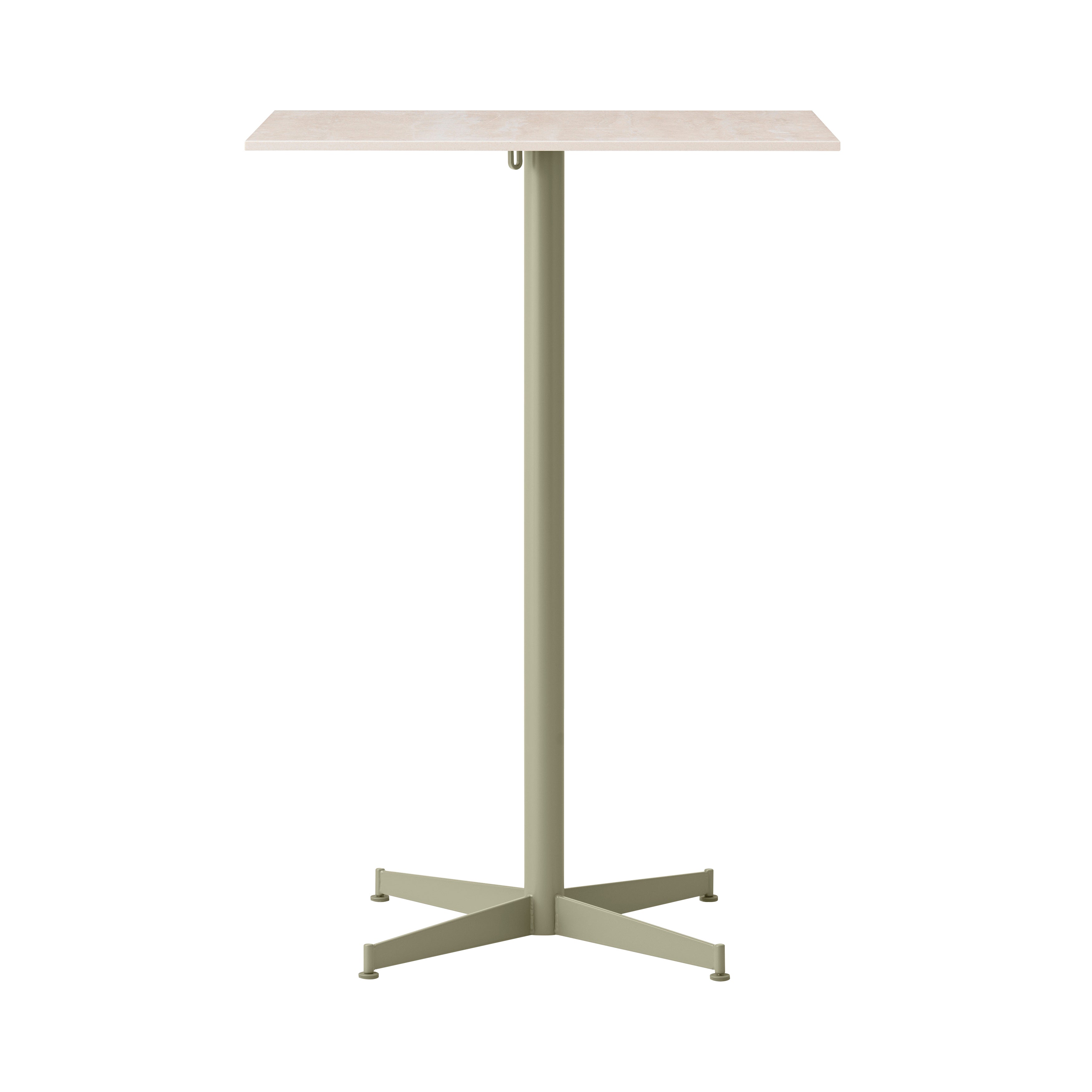 Nook Bar + Counter Table: Bar + Ceramic Sand + Olive