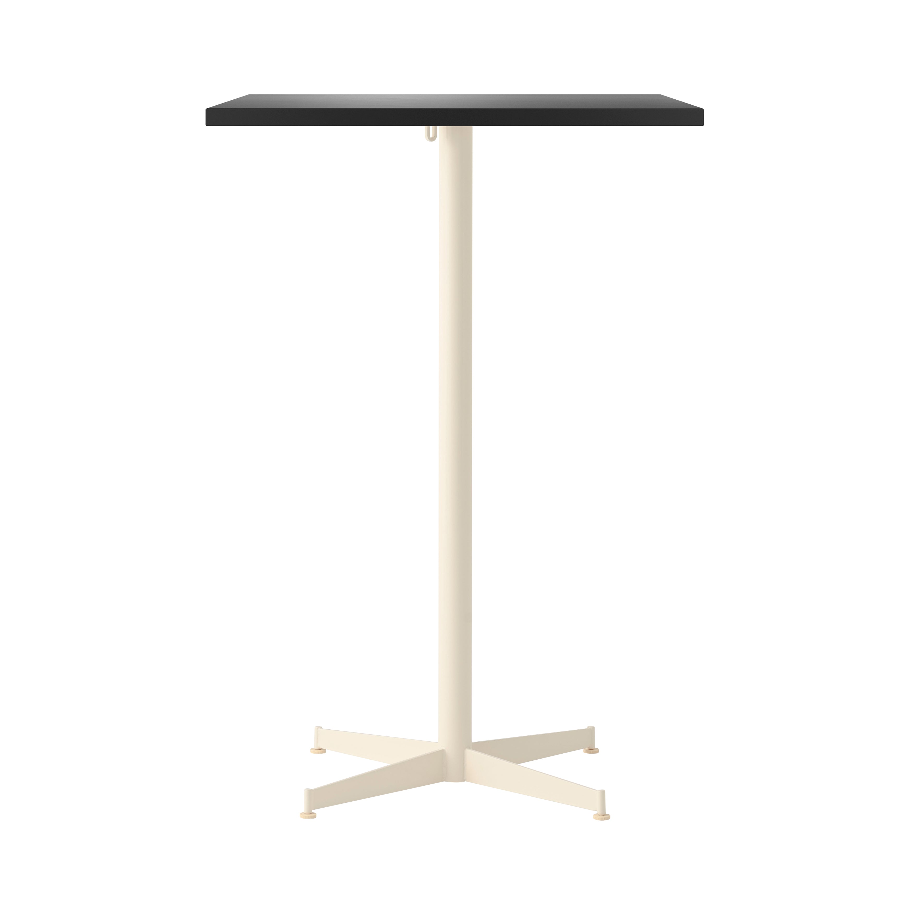 Nook Bar + Counter Table: Bar + Linoleum Charcoal + Ivory